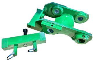 Wedge Lock Manual Quick Coupler for 2.6 - 3.7 Tons Mini Excavators. 40mm Pins