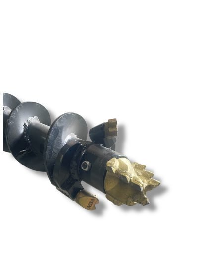 6" Heavy Duty Rock Auger Bit with 3" Round