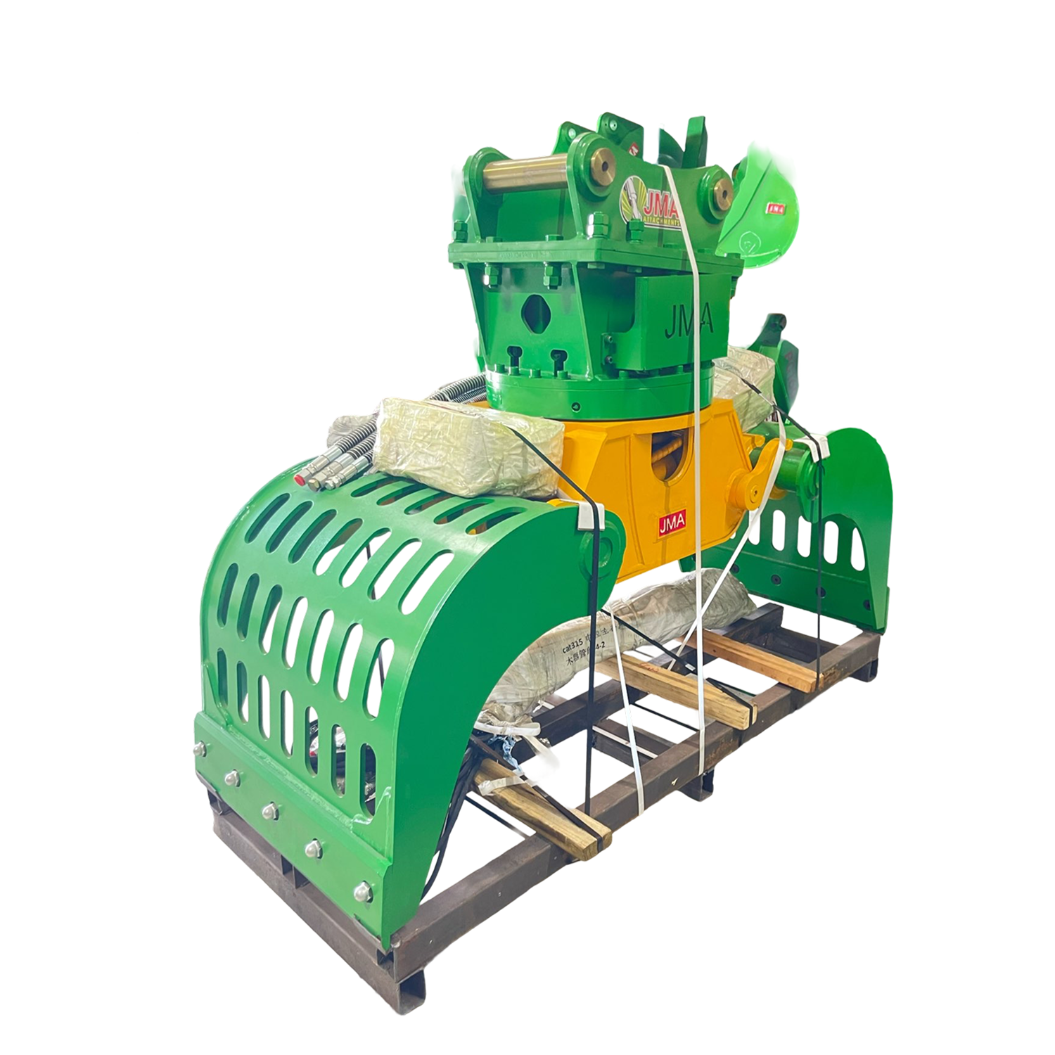 Rotating Hydraulic Grapple For 11 – 15 Tons Excavators. 65mm Pins