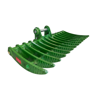 90" Brush Rake for 23 - 36 Tons Excavators. 90mm Pins