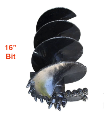 16 Heavy Duty Rock Auger Bit with 2 Square
