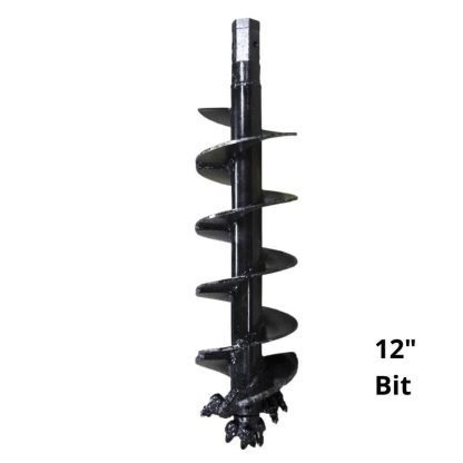 12" Heavy Duty Rock Auger Bit with 2" Hex