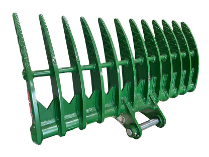 60 Brush Rake for 7 - 10 tons Excavators. 50mm Pins
