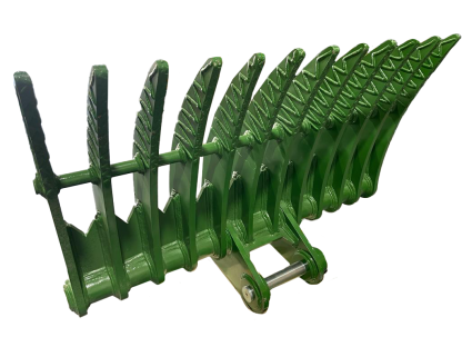70" Brush Rake for 10 - 15 Tons Excavators. 65mm Pins