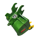 24″ Digging Bucket John Deere Wedge Lock Coupler Style for 4 – 8.5 Tons Mini Excavators