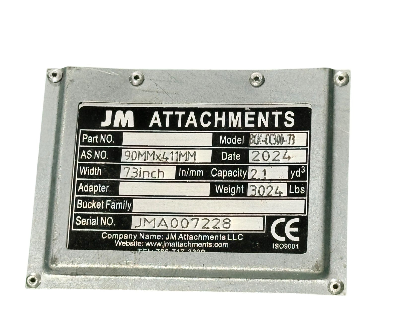 72″ Ditching Bucket for 23 – 36 Tons Excavators. 90mm Pins