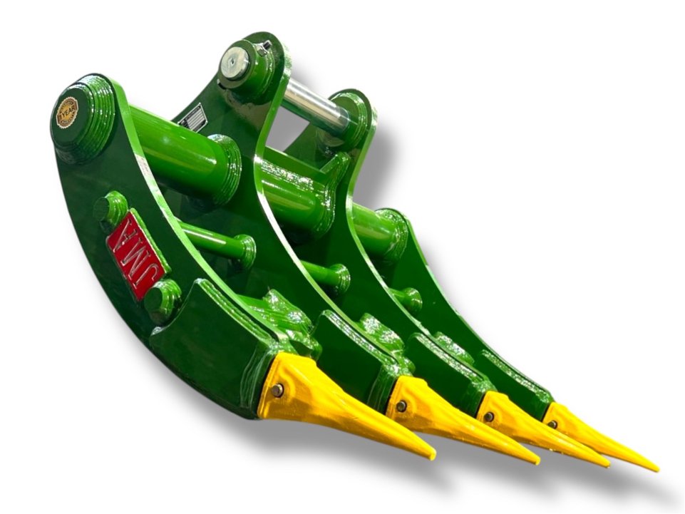 48″ Root Rake for 16 – 25 Tons Excavators. 80mm Pins