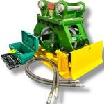 Plate Compactor for 5 – 6.5 Tons Mini Excavator. 45mm Pins