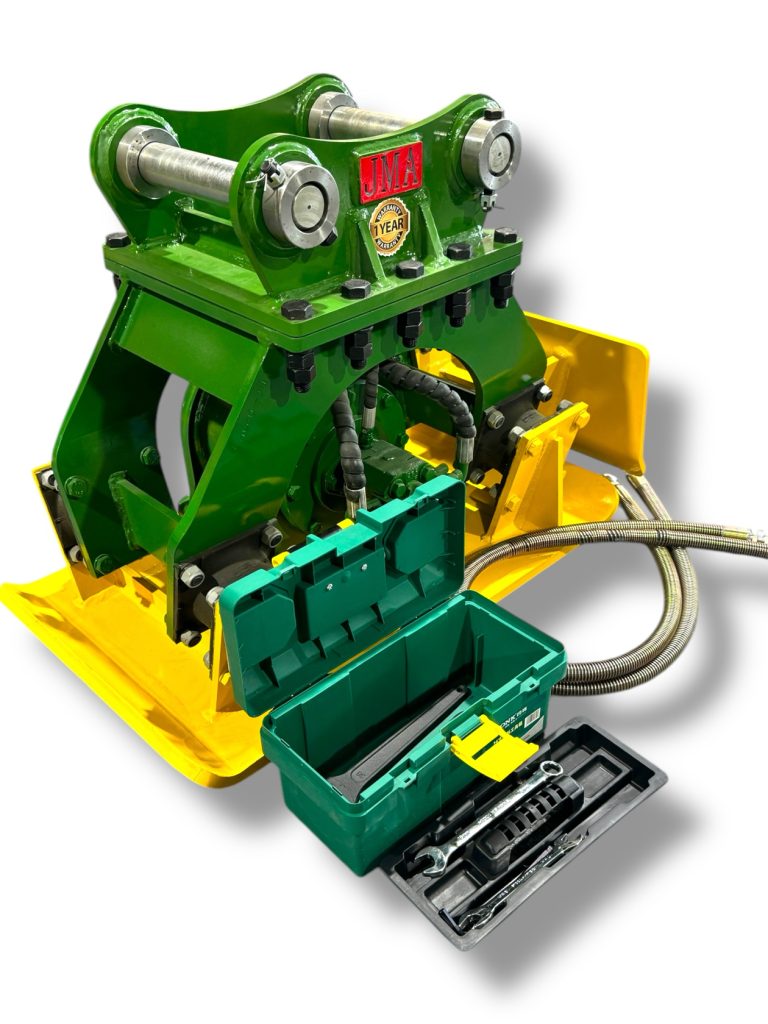 Plate Compactor For 3 – 4.5 Tons Mini Excavators. 40mm Pin