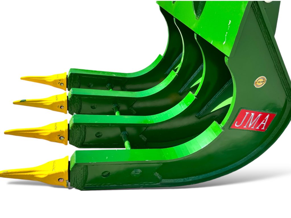 48″ Bucket Rake for 18 – 26 Tons Excavators. 80mm Pins