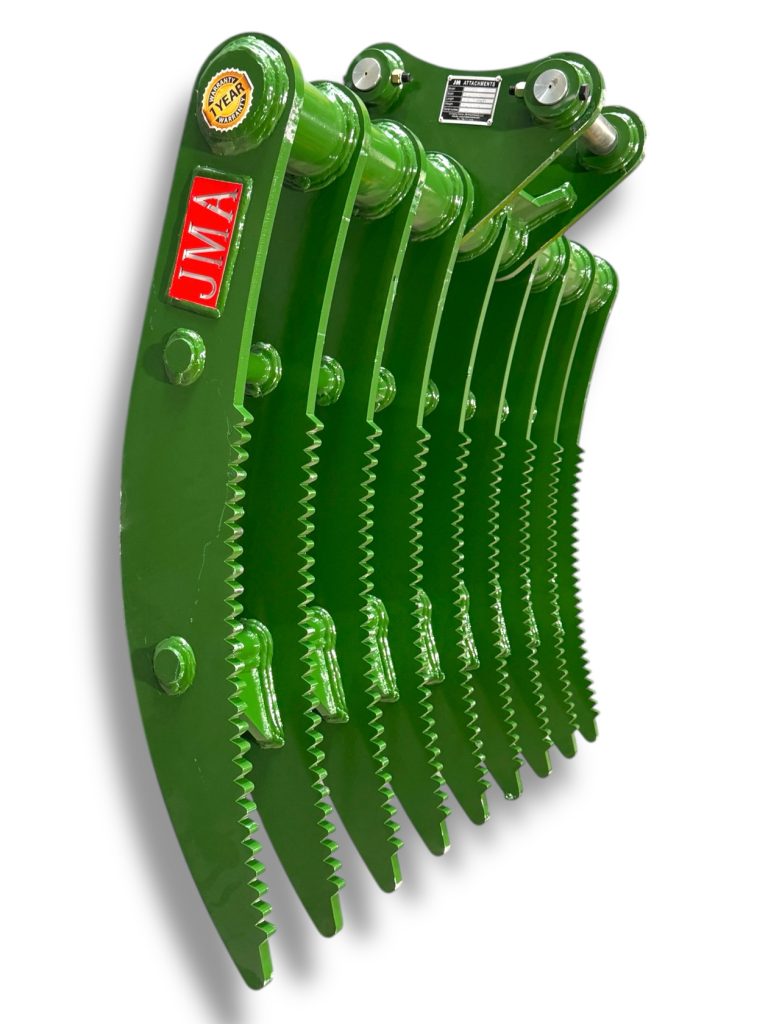 54″ Root Rake for 7 – 10 Tons Excavators. 50mm Pins