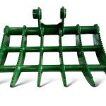35″ Root Rake for 4.5 – 6.5 Tons Mini Excavators. 45mm Pins