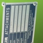 35″ Root Rake for 5 – 6.5 Tons Mini Excavators. 45mm Pins
