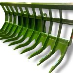 96″ Heavy Duty Loader Root Rake JRB416 for Wheel Loaders