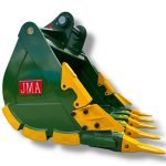 54″ Severe Duty Skeleton Bucket with Teeth for 23 – 36 Tons Excavators. 90mm Pins