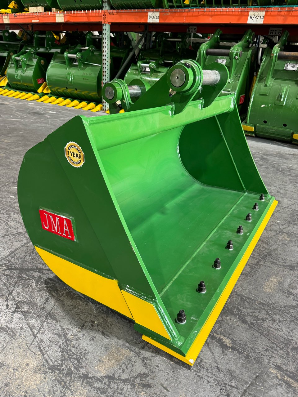 48″ Ditching Bucket for Backhoe Loaders. 55mm | 50mm Pins