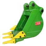 12″ Trenching Bucket for 4 – 5 Tons Mini Excavators. 40mm Pins