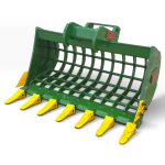 Bobcat E26 36″ Mini Excavator Skeleton Bucket with Teeth