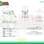 30mm Main Pin Hydraulic Thumb for 1 – 2 tons Mini Excavators