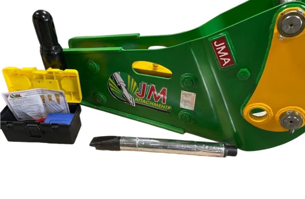 800 Joules Hydraulic Hammer For Backhoe Loaders. 50mm | 45mm Pins