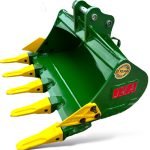 24″ Digging Bucket for 0.5 – 1.5 Tons Mini Excavators. 25mm Pins