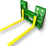 48″ Pallet Forks Class 2 Heavy Duty 5,500 lbs capacity for Skid Steers