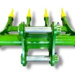 48″ Root Rake for 16 – 25 Tons Excavators. 80mm Pins
