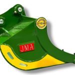 48″ Ditching Bucket for 3 – 4.5 Tons Mini Excavators. 38mm Pins