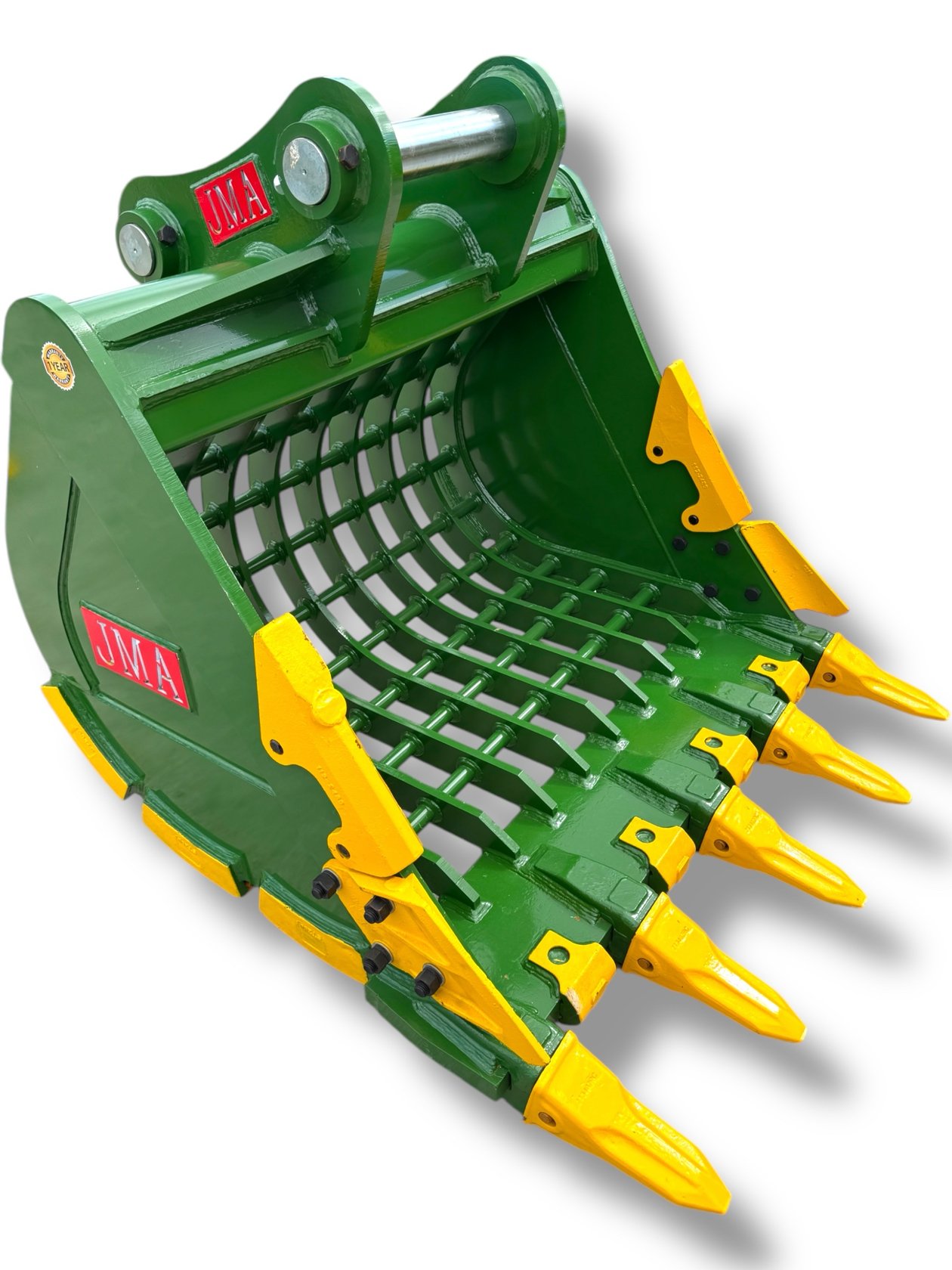 54″ Severe Duty Skeleton Bucket with Teeth for 23 – 36 Tons Excavators. 90mm Pins