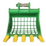 24″ Skeleton Bucket with Teeth for 4 – 5 Tons Mini Excavators. 40mm Pins