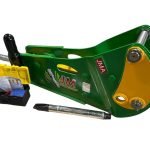 800 Joules Hydraulic Hammer For Backhoe Loaders. 50mm | 45mm Pins