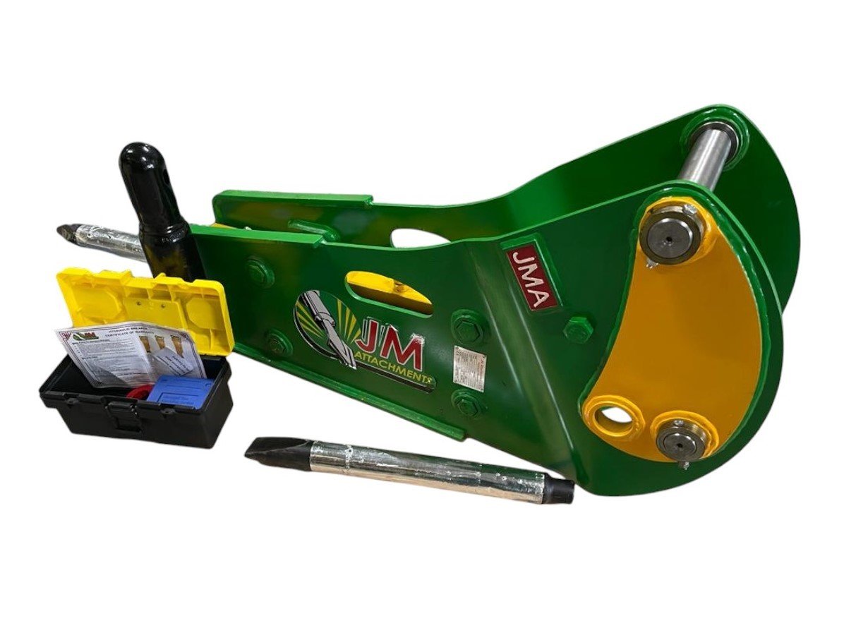 800 Joules Hydraulic Hammer For Backhoe Loaders. 50mm | 45mm Pins