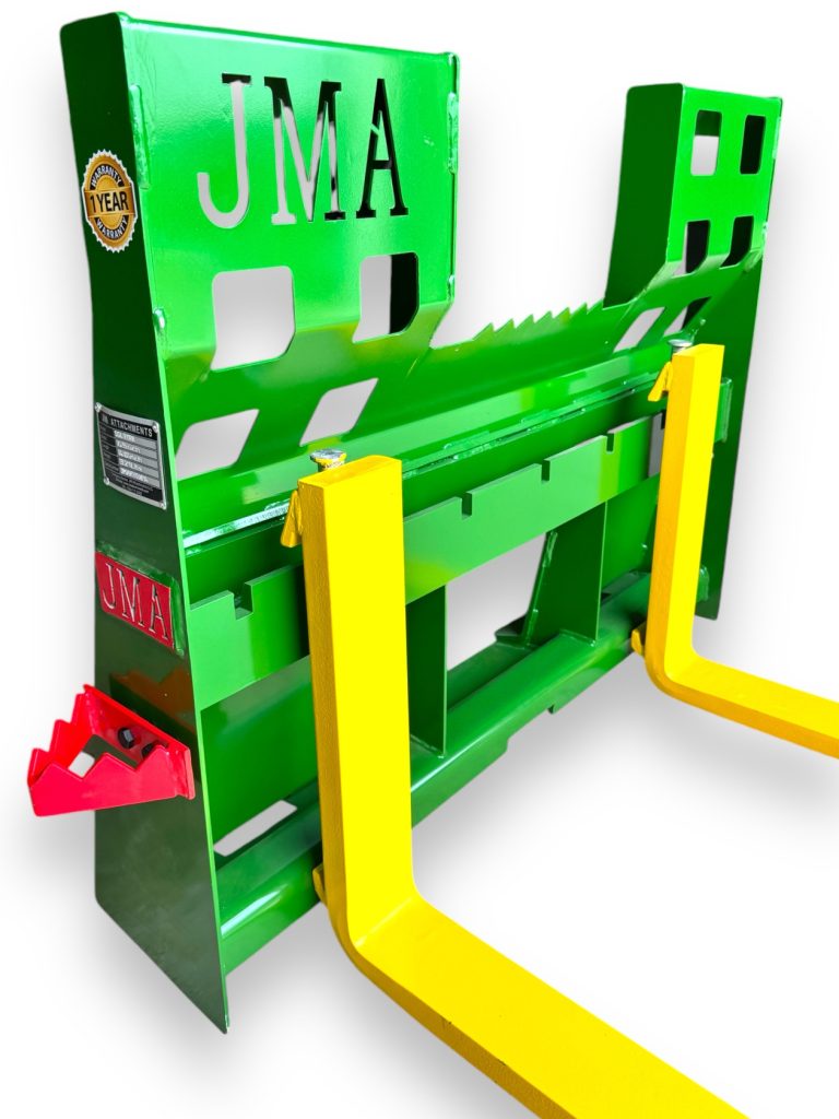 60″ Pallet Forks Class 2 Heavy Duty 5,500 lbs capacity for Skid Steers