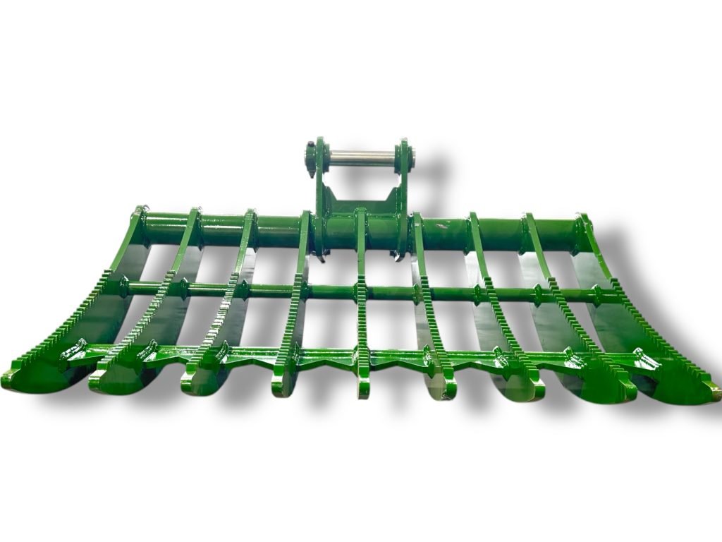 54″ Root Rake for 7 – 10 Tons Excavators. 50mm Pins