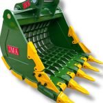 54″ Severe Duty Skeleton Bucket with Teeth for 23 – 36 Tons Excavators. 90mm Pins