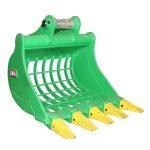 24″ Skeleton Bucket with Teeth for 4 – 5 Tons Mini Excavators. 40mm Pins