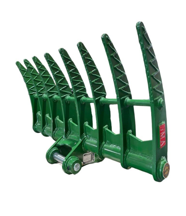 48″ Brush Rake for 6.5 – 9 Tons Backhoe Loader. 50mm | 45mm Pins