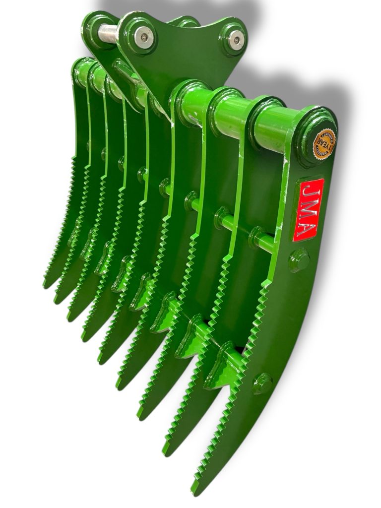 54″ Root Rake for 7 – 10 Tons Excavators. 50mm Pins