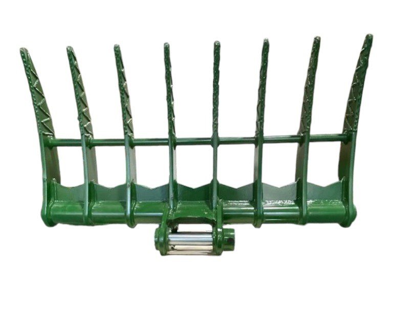 48″ Brush Rake for 6.5 – 9 Tons Backhoe Loader. 45mm | 38mm Pins