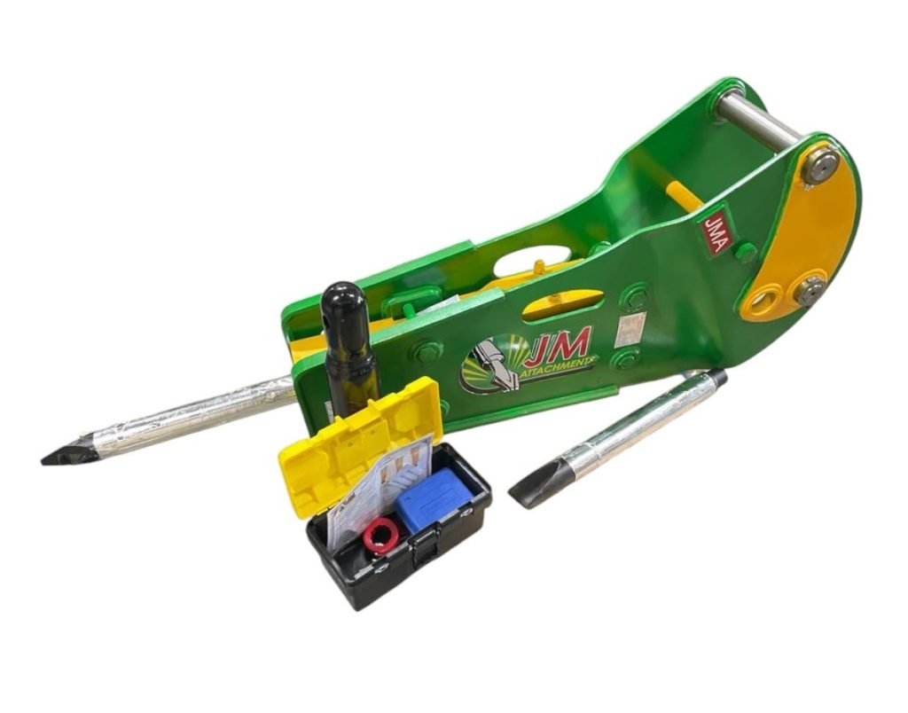 800 Joules Hydraulic Hammer For Backhoe Loaders. 50mm | 45mm Pins