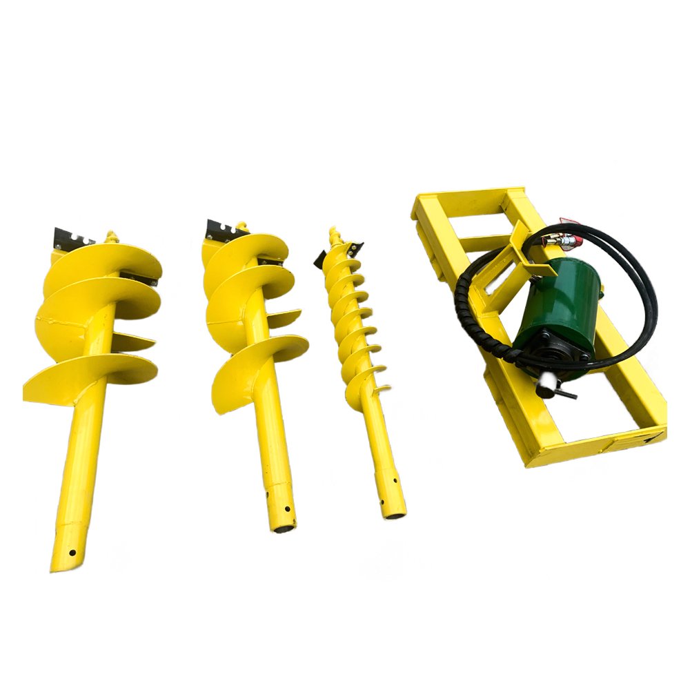 Auger Drive Bundle Includes 6″, 12″, 14″ Sand Bits for Skid Steers