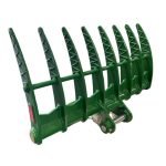 48″ Brush Rake for 6.5 – 9 Tons Backhoe Loader. 50mm | 45mm Pins