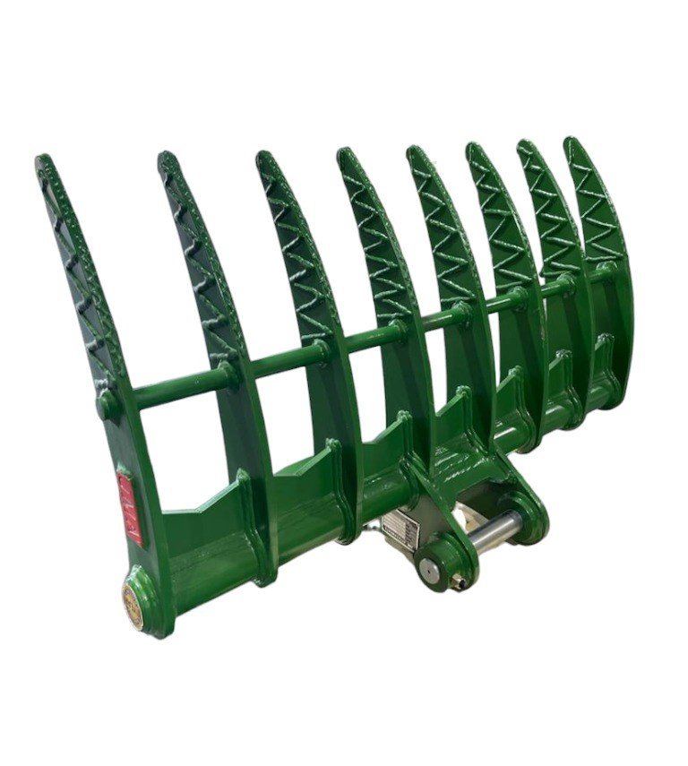 48″ Brush Rake for 6.5 – 9 Tons Backhoe Loader. 50mm | 45mm Pins