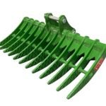60″ Brush Rake for 8 – 13 Tons Excavators. 50mm Pins