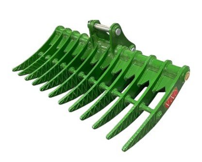 60″ Brush Rake for 8 – 13 Tons Excavators. 50mm Pins