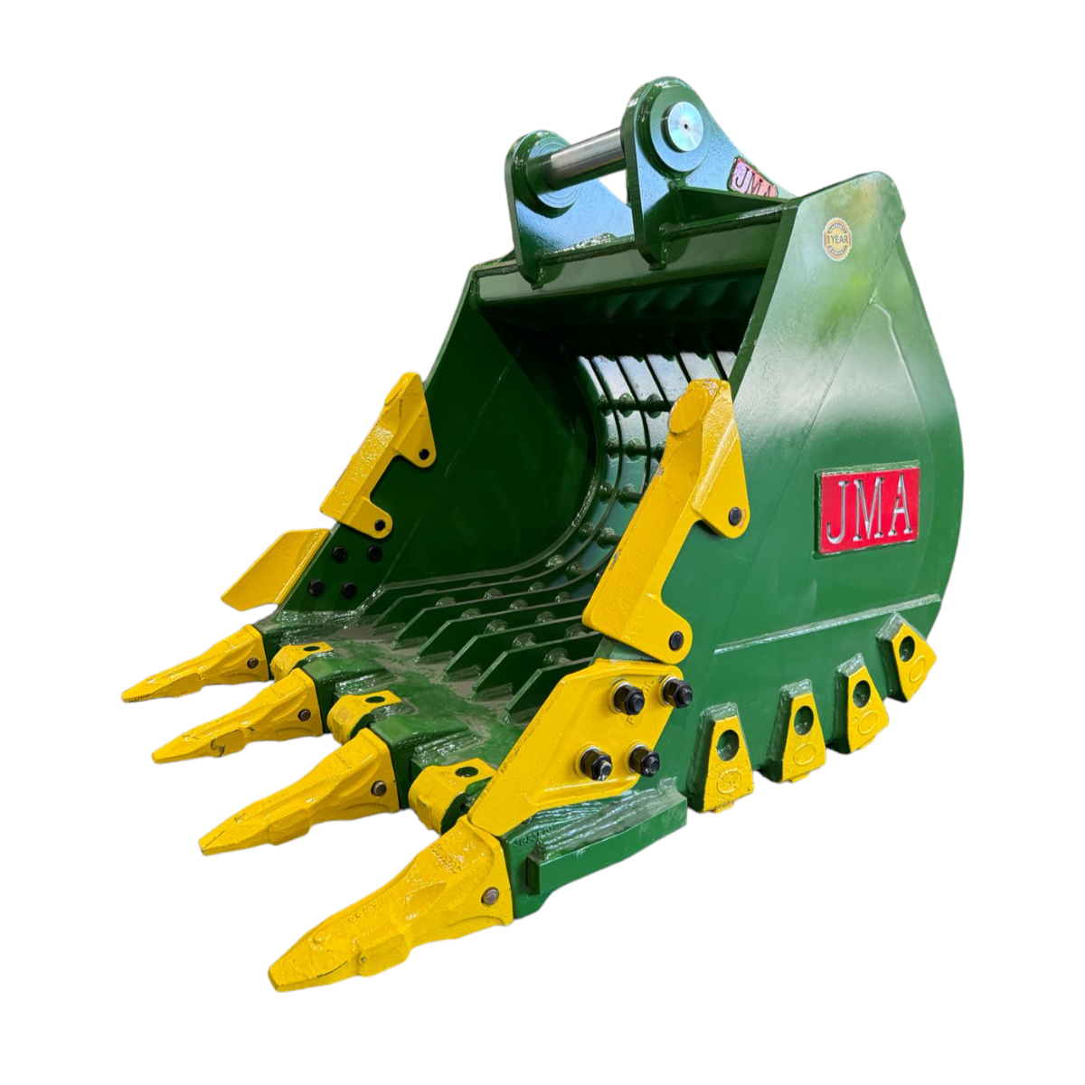 48″ Severe Duty Skeleton Bucket with Teeth for 16 – 25 Tons Excavators. 80mm Pins