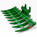 Kubota U45 / KX040 48″ Mini Excavator Brush Rake