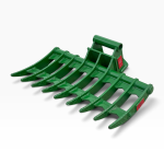Wain Roy 3-ton (1.25″ pin) style 40″ Mini Excavator Brush Rake