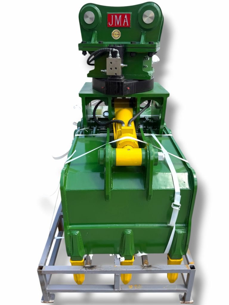 Rotating Hydraulic Grapple For 16 – 25 Tons Excavators. 80mm Pins