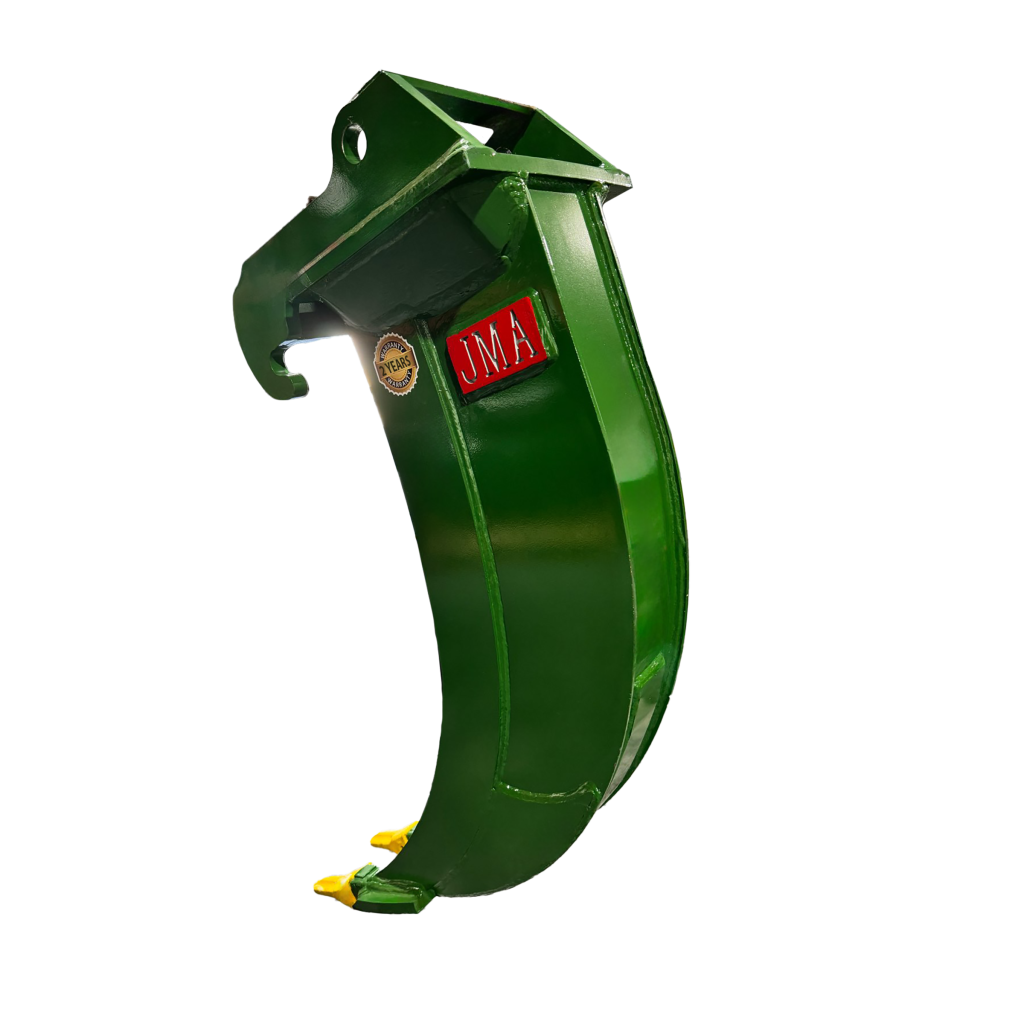 6″ Banana Bucket with Teeth – Bobcat Style For 3 – 9 Tons Mini Excavators